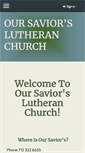 Mobile Screenshot of oursaviorscb.org