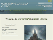 Tablet Screenshot of oursaviorscb.org